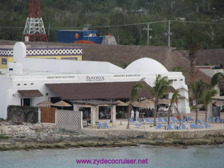 133: Carnival Fantasy, John Heald Bloggers Cruise 2, Cozumel, Pancho's Backyard