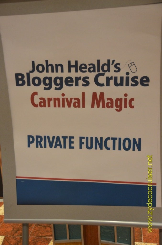 070: Carnival Magic, BC5, John Heald's Bloggers Cruise 5, Embarkation Day, Private Function, Welcome Aboard Party, 