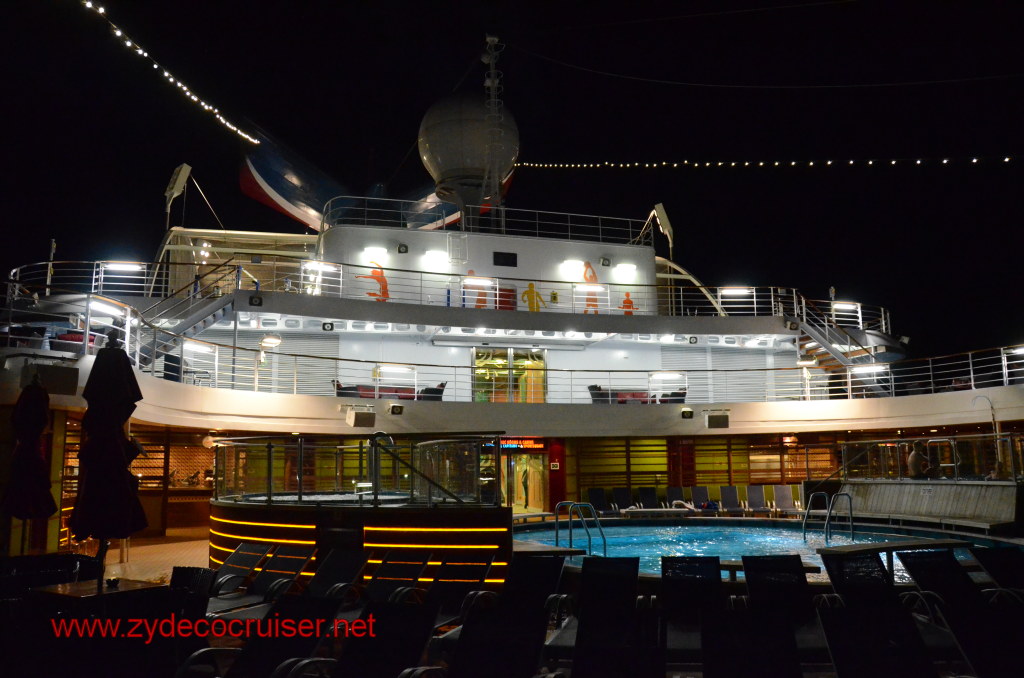 112: Carnival Magic, BC5, John Heald's Bloggers Cruise 5, Embarkation Day, Lido at night