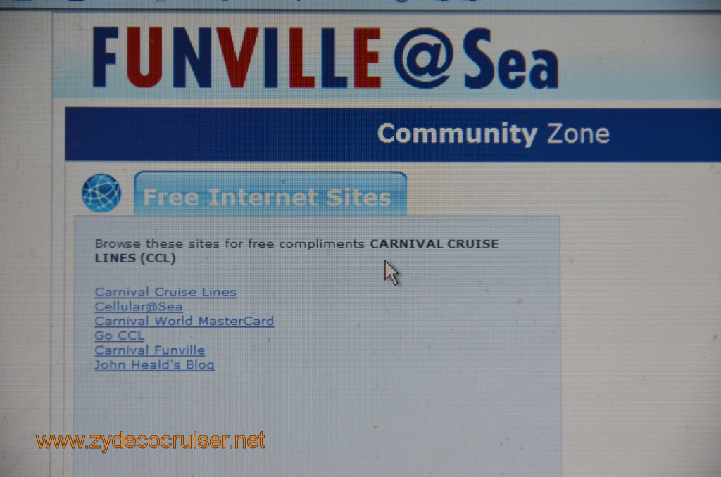 215: Carnival Magic, BC5, John Heald's Bloggers Cruise 5, Grand Cayman, Funville @ Sea, Free Internet Sites