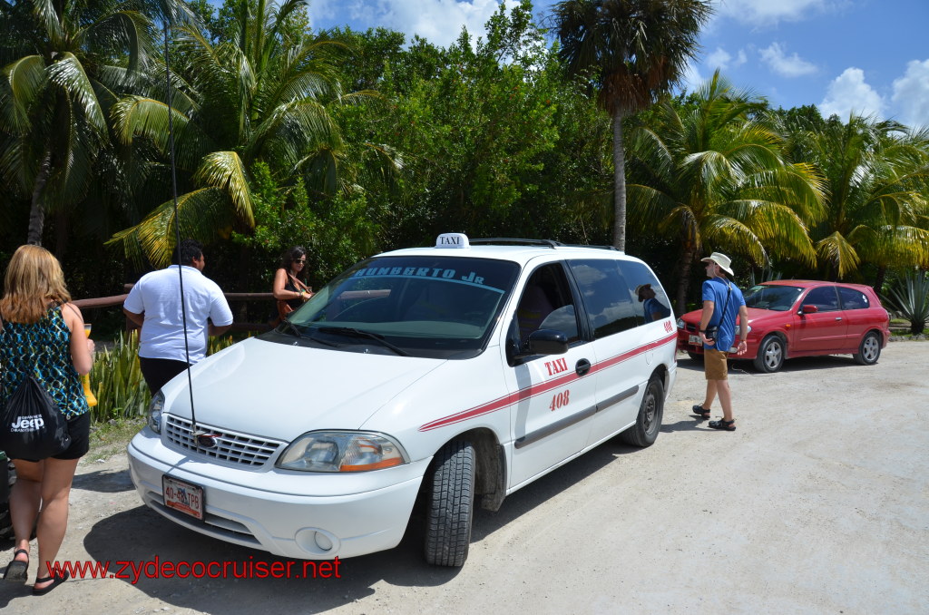 088: Carnival Magic, BC5, John Heald's Bloggers Cruise 5, Cozumel, Island Taxi Tour, Mr. Sanchos, Our Taxi, 