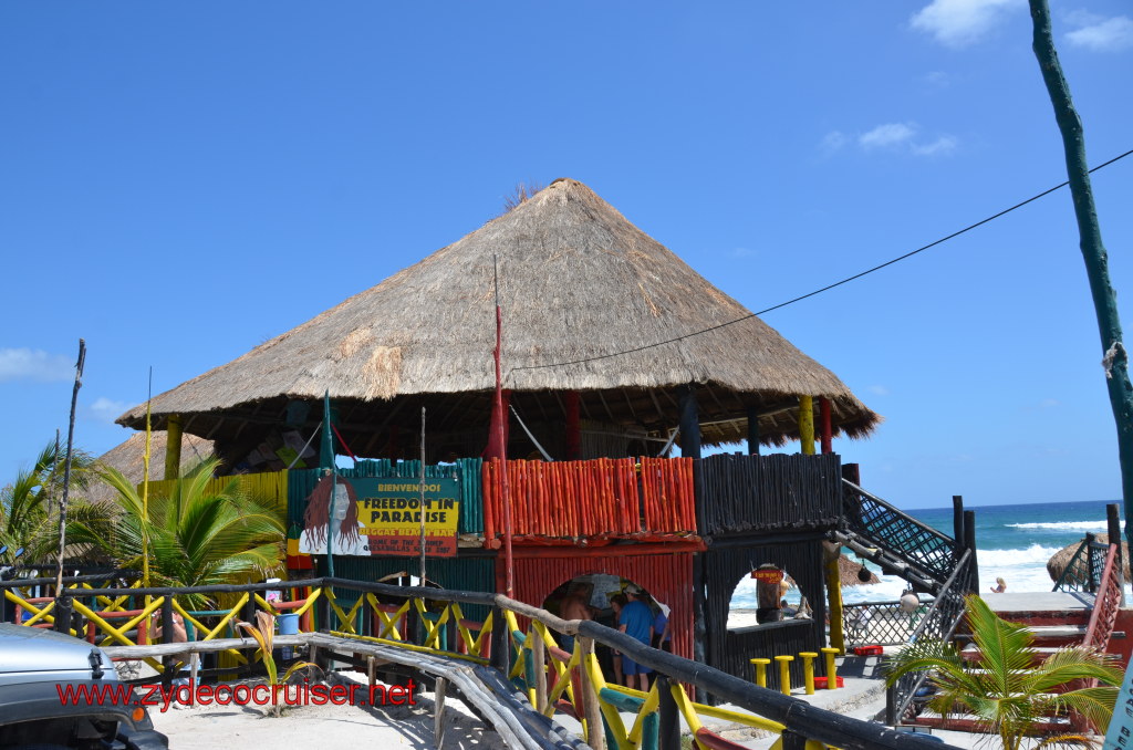091: Carnival Magic, BC5, John Heald's Bloggers Cruise 5, Cozumel, Island Taxi Tour, Freedom in Paradise, (Bob Marley Bars)