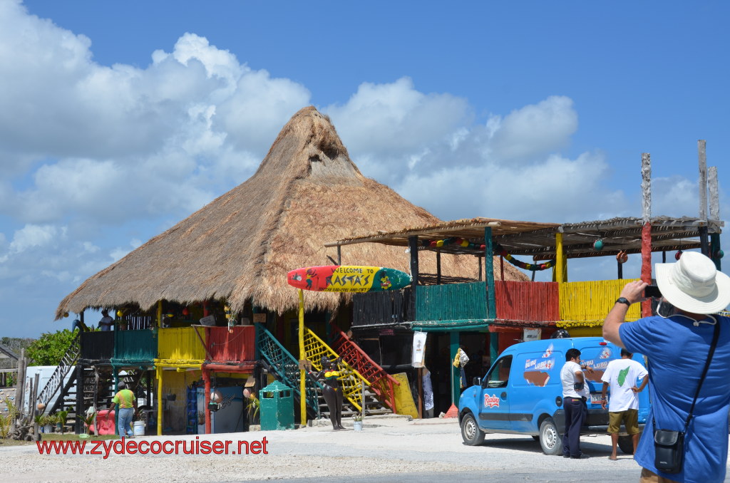 092: Carnival Magic, BC5, John Heald's Bloggers Cruise 5, Cozumel, Island Taxi Tour, Rasta's, (Bob Marley Bars)