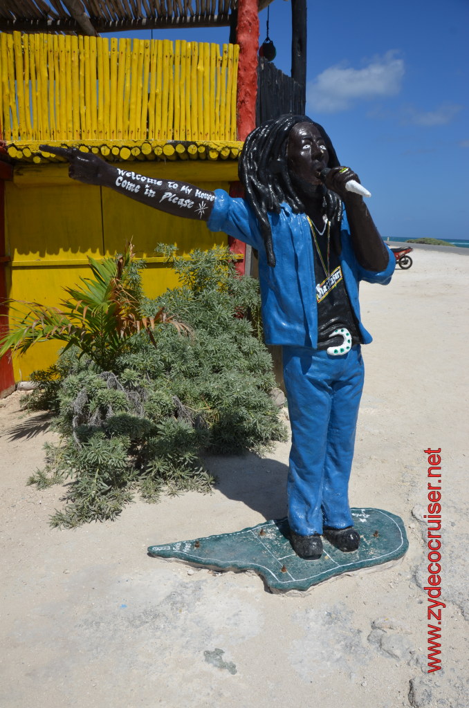 137: Carnival Magic, BC5, John Heald's Bloggers Cruise 5, Cozumel, Island Taxi Tour, Rasta's, (Bob Marley Bars)