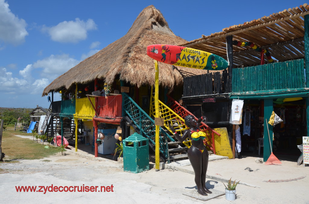 138: Carnival Magic, BC5, John Heald's Bloggers Cruise 5, Cozumel, Island Taxi Tour, Rasta's, (Bob Marley Bars)