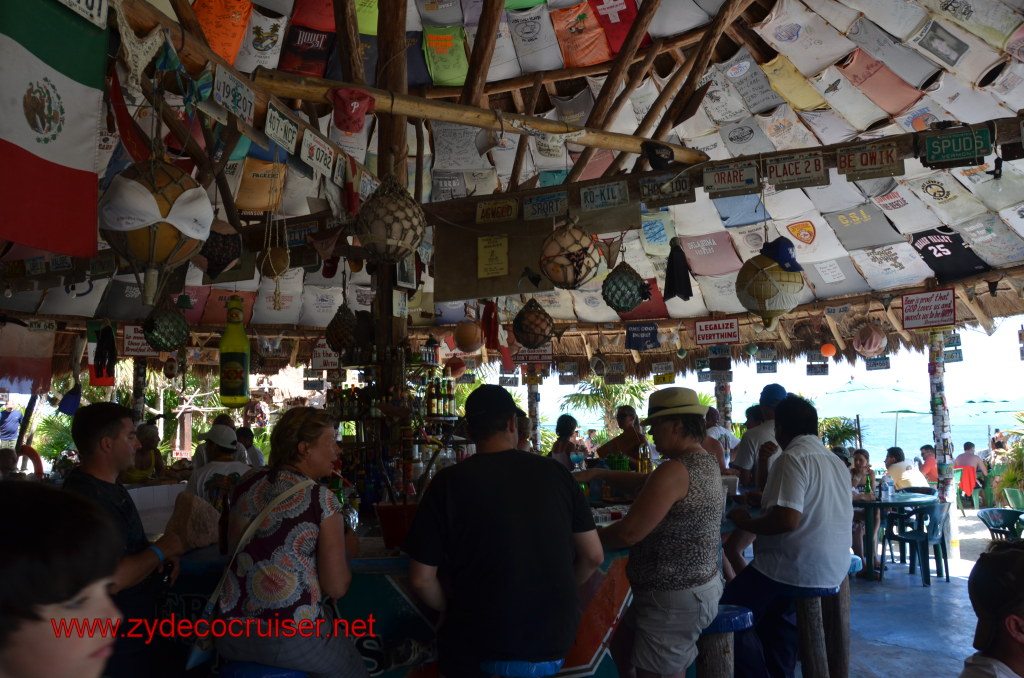 187: Carnival Magic, BC5, John Heald's Bloggers Cruise 5, Cozumel, Island Taxi Tour, Coconuts, 