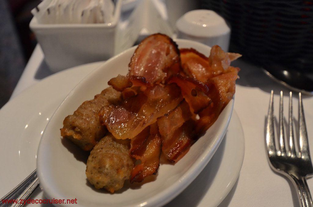Carnival Conquest, Fun Day at Sea 1, The Punchliner Comedy Brunch, Bacon and Sausage