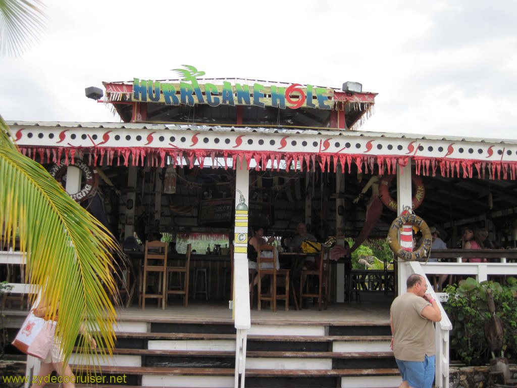 052: Carnival Conquest, Roatan, Mahogany Beach, Hurricane Hole Restaurant, 