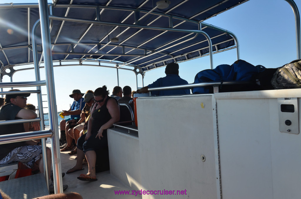 019: Carnival Conquest Cruise, Belize, Sergeant's Cay Snorkel