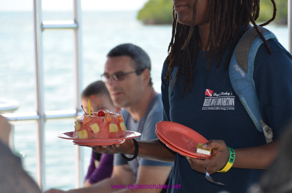070: Carnival Conquest Cruise, Belize, Sergeant's Cay Snorkel