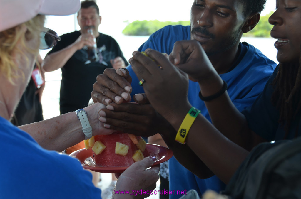 073: Carnival Conquest Cruise, Belize, Sergeant's Cay Snorkel