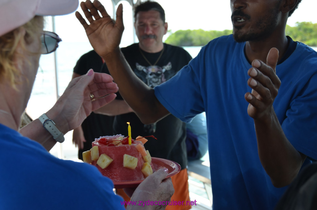 074: Carnival Conquest Cruise, Belize, Sergeant's Cay Snorkel