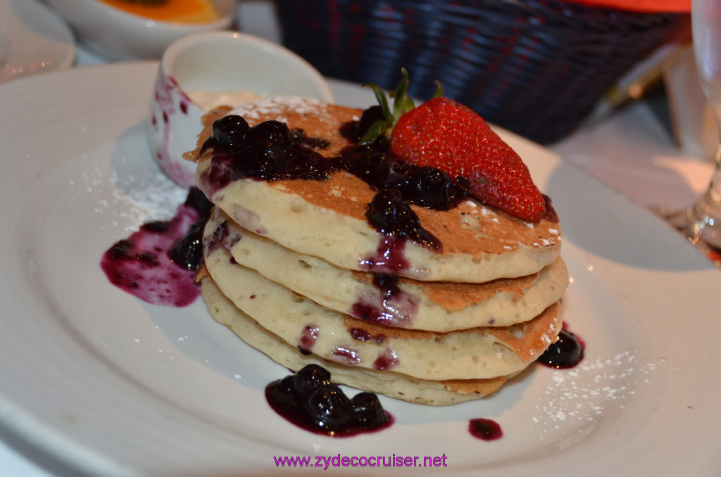 025: Carnival Cruise Seaday Brunch, Blueberry Pancakes