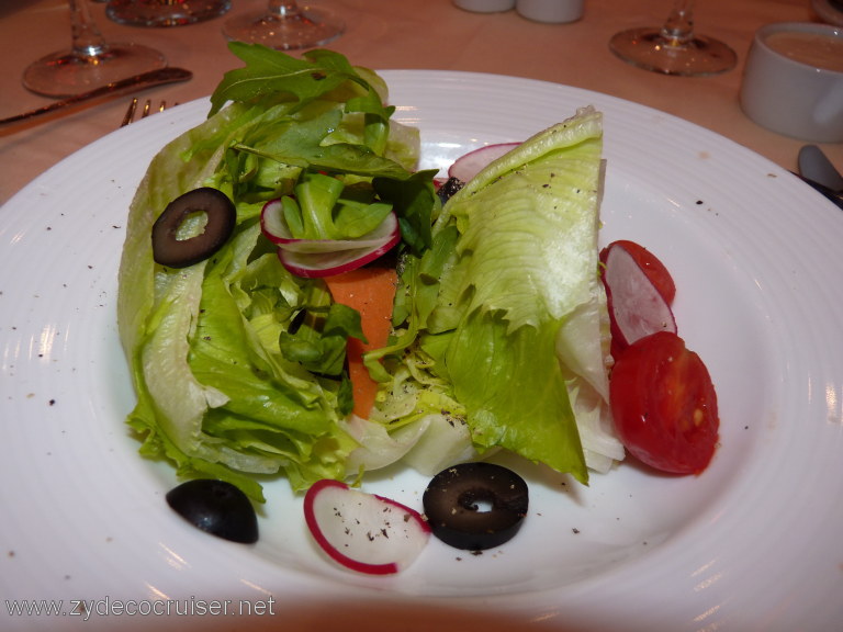 3320: Carnival Dream, Mediterranean Cruise, Civitavecchia, Heart of Iceberg Lettuce salad