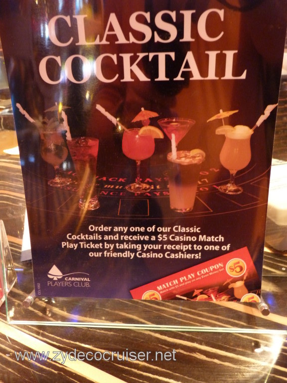 Classic Cocktail - Casino Match Play offer