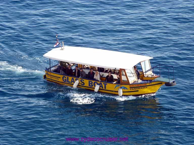 4904: Carnival Dream - Dubrovnik, Croatia -  Walking the Wall - Glass Bottom Boat