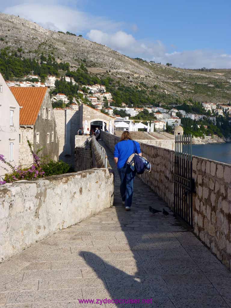 4905: Carnival Dream - Dubrovnik, Croatia -  Walking the Wall