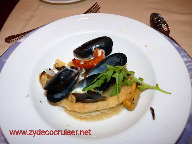 Carnival Dream - Steamed Maine Muscles in White Wine and Pernod Broth