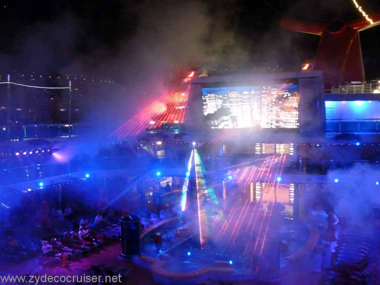 6267: Carnival Dream, Monte Carlo, Monaco - Laser Show