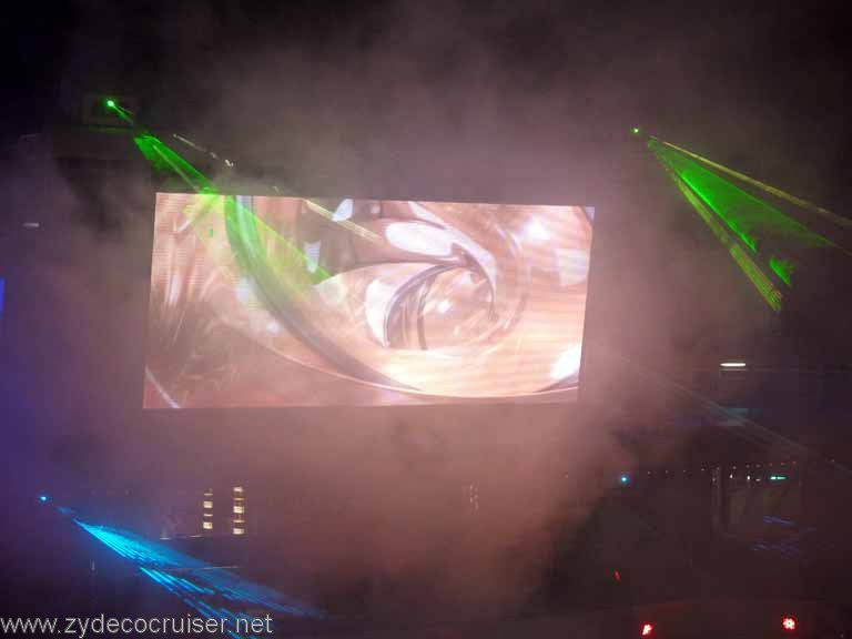 6285: Carnival Dream, Monte Carlo, Monaco - Laser Show
