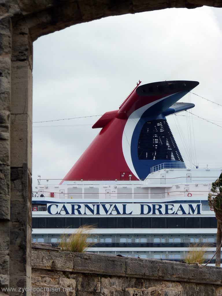 2751: Carnival Dream Funnel, Royal Naval Dockyard, Bermuda
