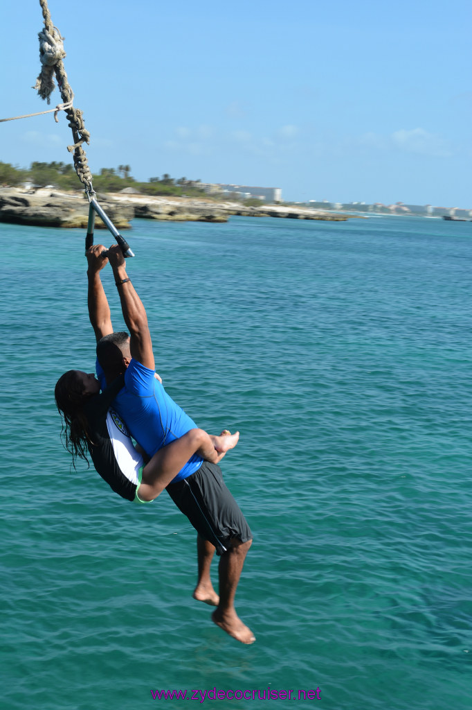 184: Carnival Dream Reposition Cruise, Aruba, Jolly Pirates, Afternoon Aruba Snorkeling, Rope Swing, 