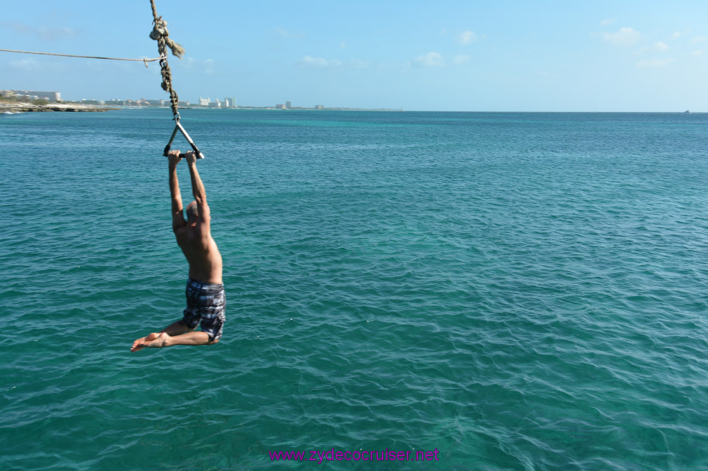 190: Carnival Dream Reposition Cruise, Aruba, Jolly Pirates, Afternoon Aruba Snorkeling, Rope Swing, 