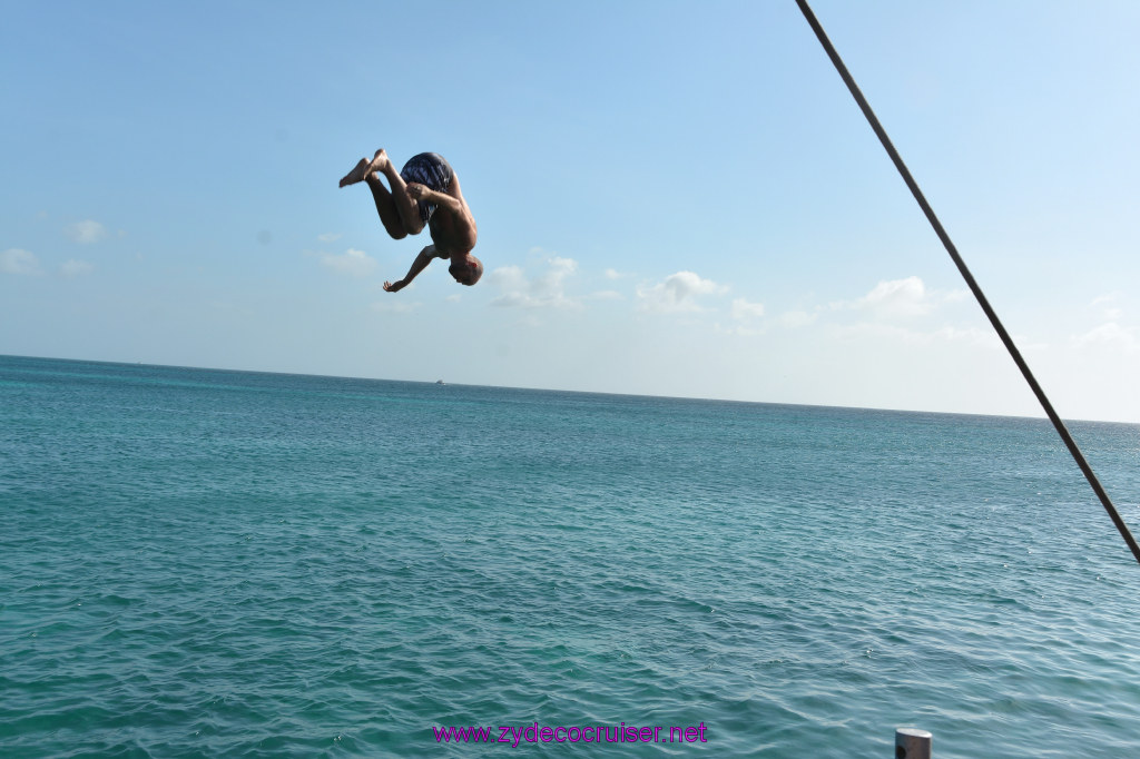 193: Carnival Dream Reposition Cruise, Aruba, Jolly Pirates, Afternoon Aruba Snorkeling, Rope Swing, 