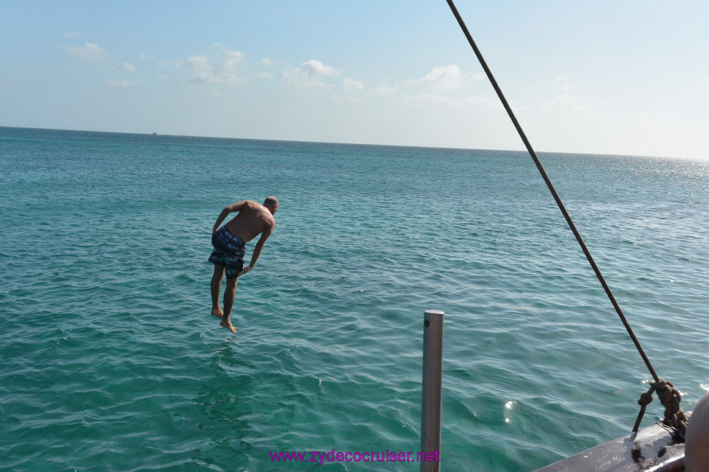 194: Carnival Dream Reposition Cruise, Aruba, Jolly Pirates, Afternoon Aruba Snorkeling, Rope Swing, 