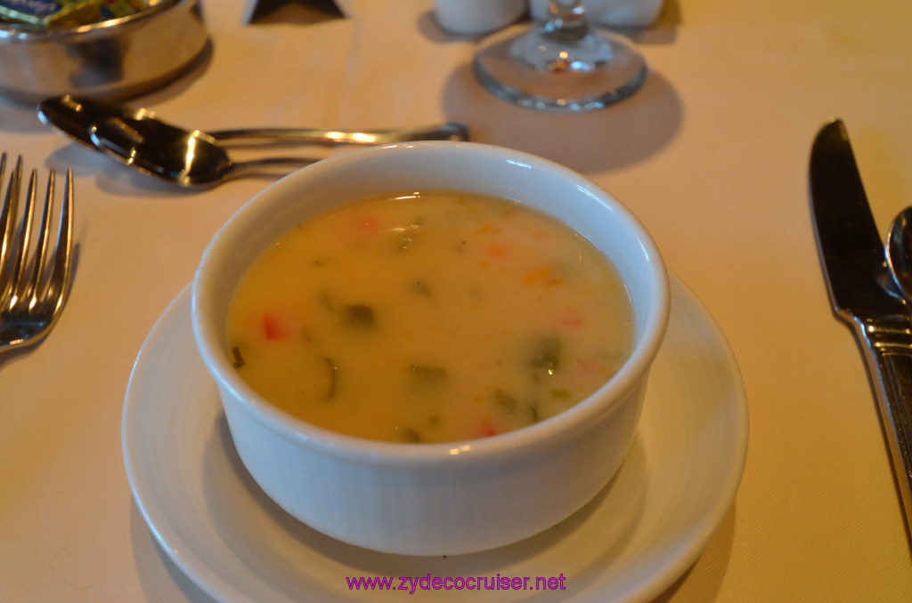 152: Carnival Elation, Fun Day at Sea 1, MDR Lunch, Caribbean Pepper Pot Soup