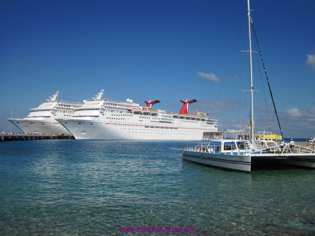 012: Carnival Elation Cruise, Cozumel, Carnival Elation, Carnival Imagination, Fury Catamaran, 