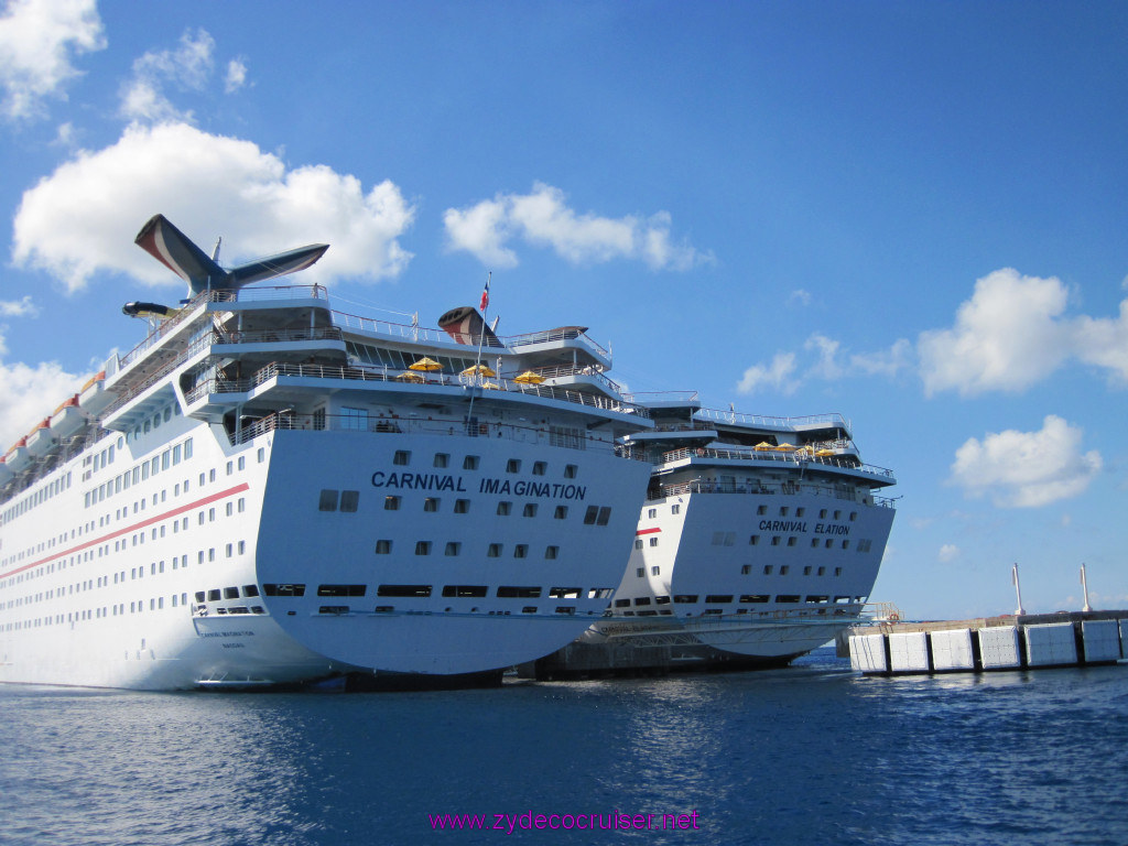 021: Carnival Elation Cruise, Cozumel, Two Reef Snorkeling by Boat, 