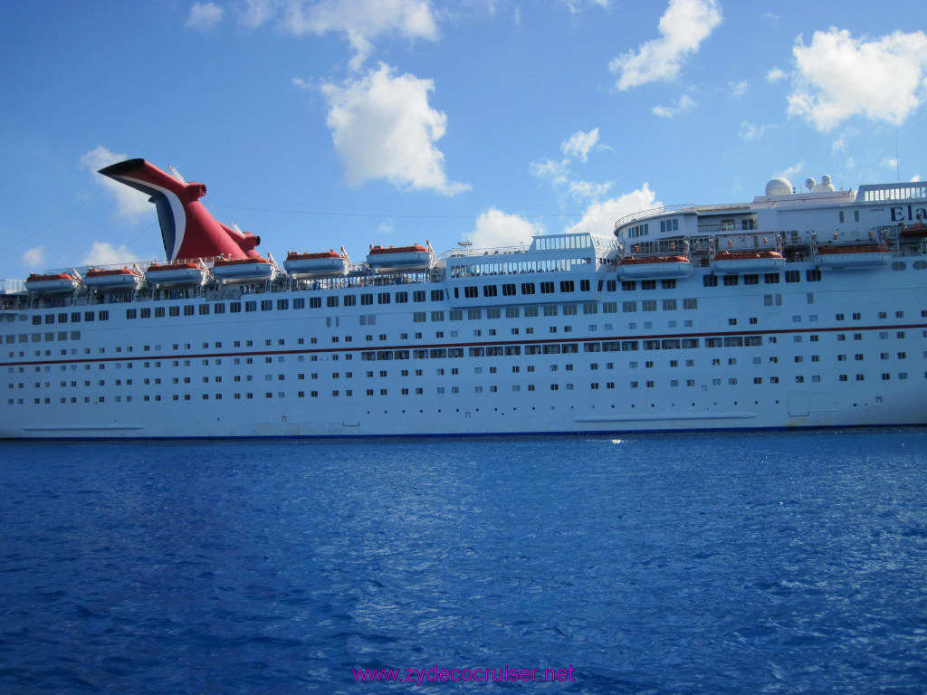 031: Carnival Elation Cruise, Cozumel, Two Reef Snorkeling by Boat, 