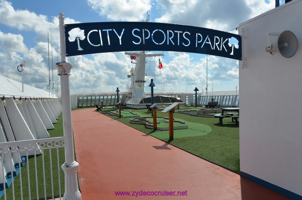 142: Carnival Elation Cruise, Cozumel, City Sports Park, Mini Golf