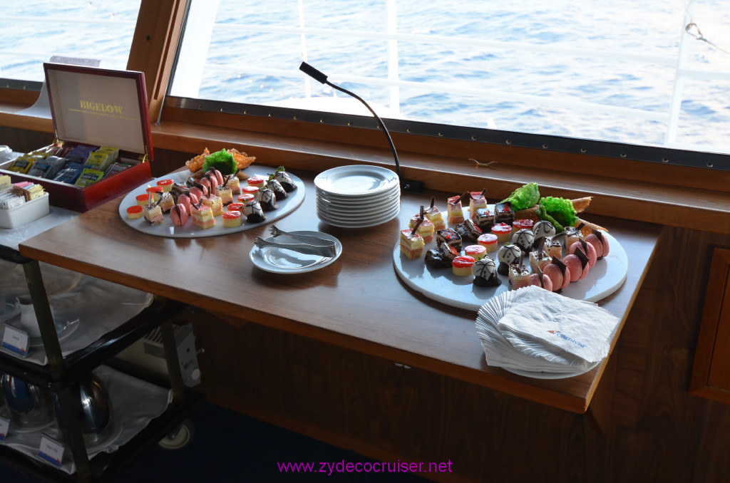 297: Carnival Elation Cruise, Cozumel, Tea on the Bridge with the Captain, 