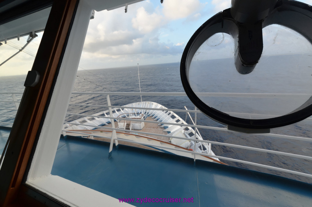 301: Carnival Elation Cruise, Cozumel, Tea on the Bridge with the Captain, 