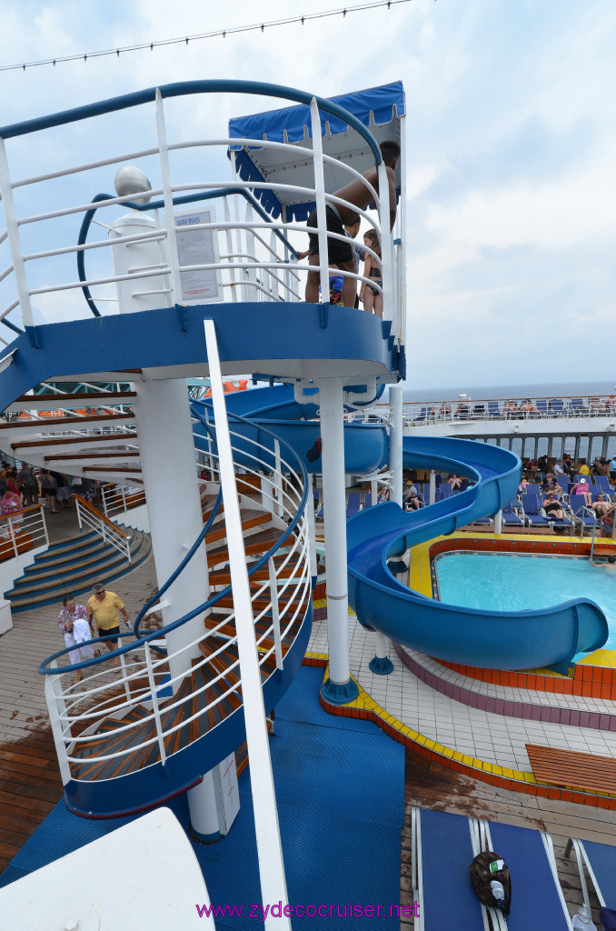 023: Carnival Elation Cruise, Fun Day at Sea 2, Water Slide, 