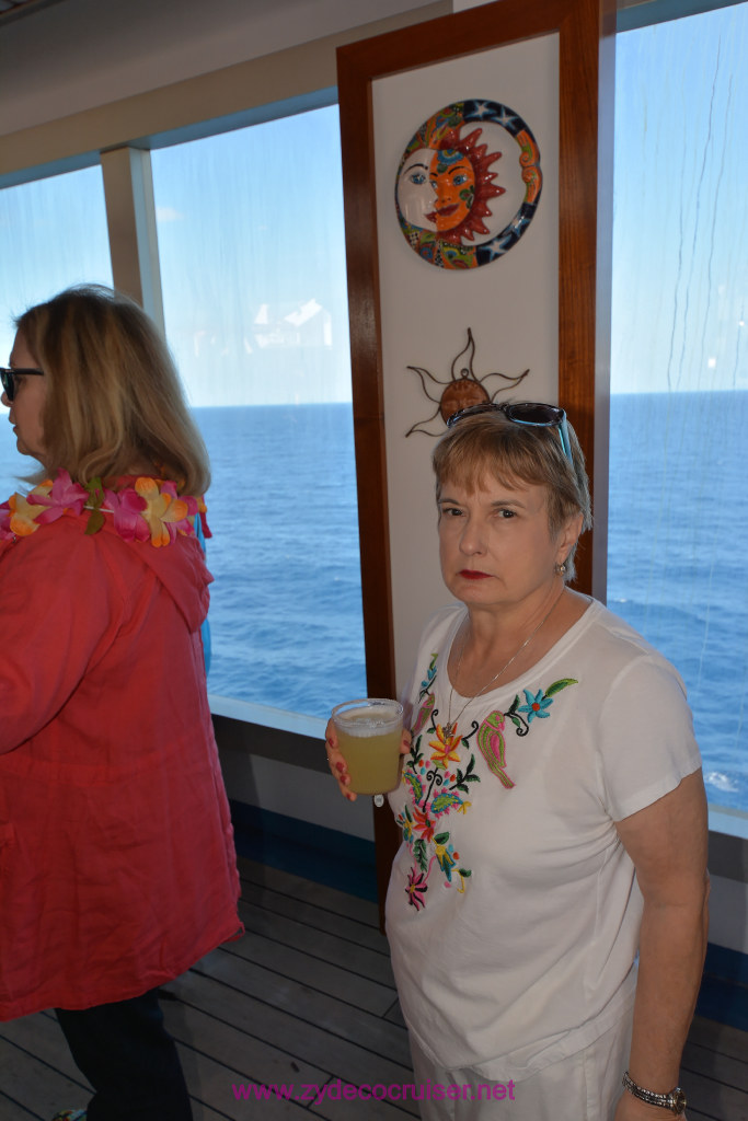 086: Carnival Freedom Cruise, BC9, John Heald Bloggers Cruise 9, Sea Day 2, National Margarita Day!, Our Hussong's Theme Party, 