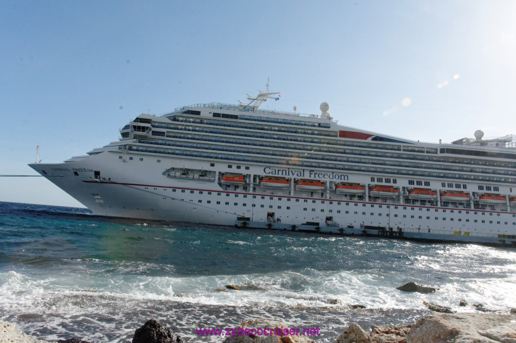 260: Carnival Freedom Reposition Cruise, Curacao, Private tour arranged with Petertrips