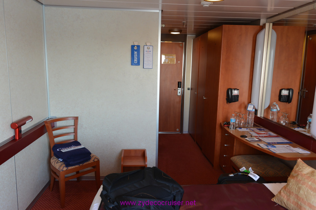 012: Carnival Inspiration 4 Day Cruise, Long Beach, Embarkation, Stateroom, 