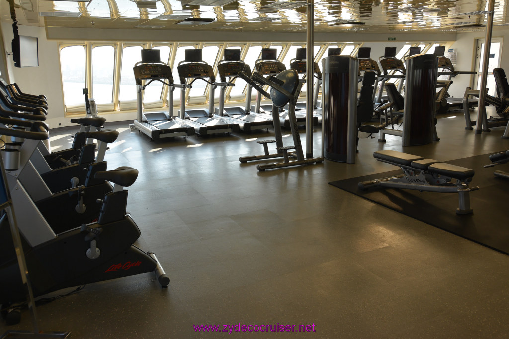 058: Carnival Inspiration 4 Day Cruise, Long Beach, Embarkation, Gym, 