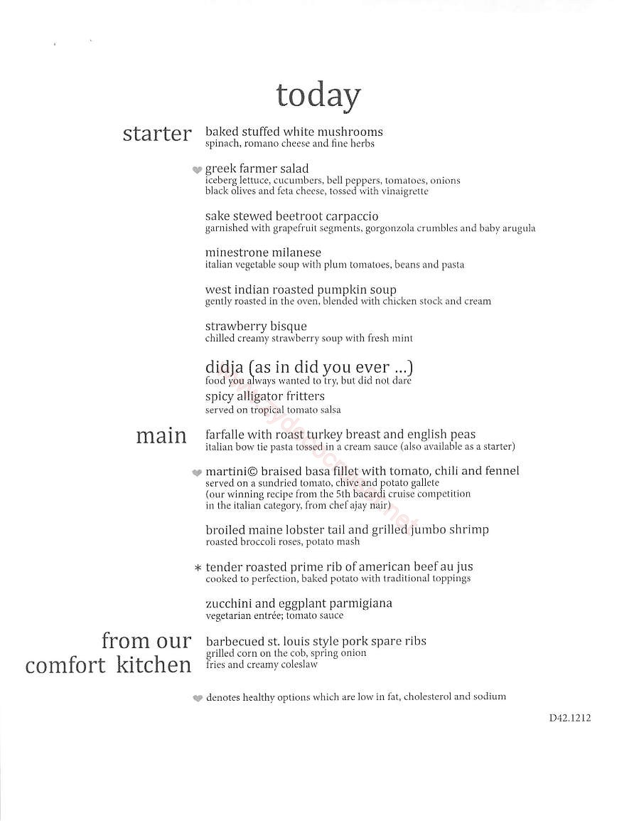 Day 2 Today Menu
