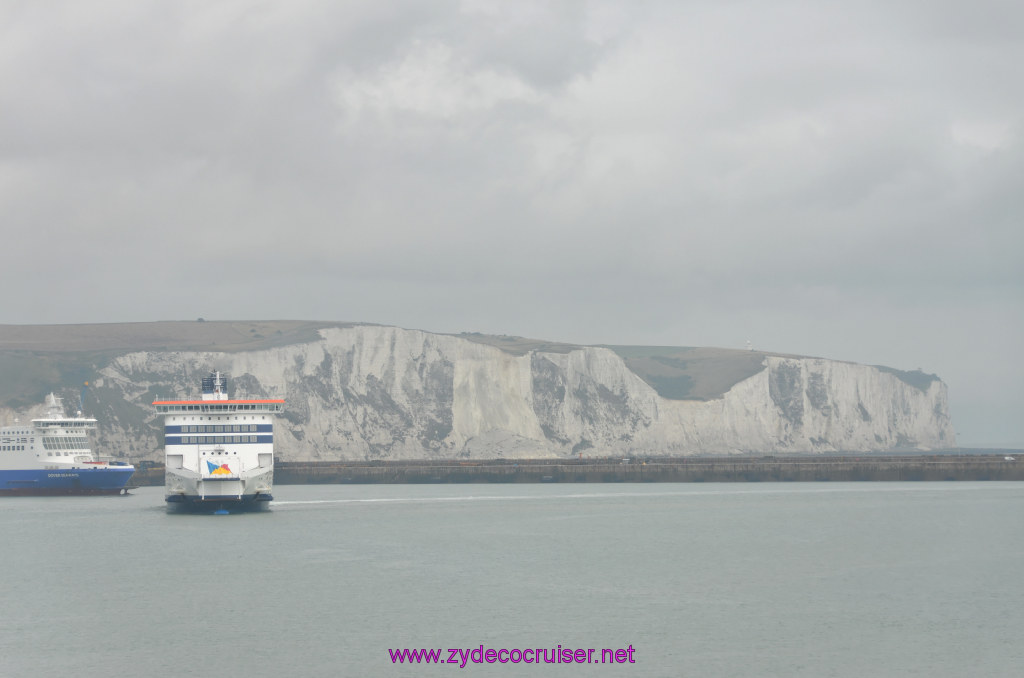 009: Carnival Legend British Isles Cruise, Dover, Embarkation, White Cliffs
