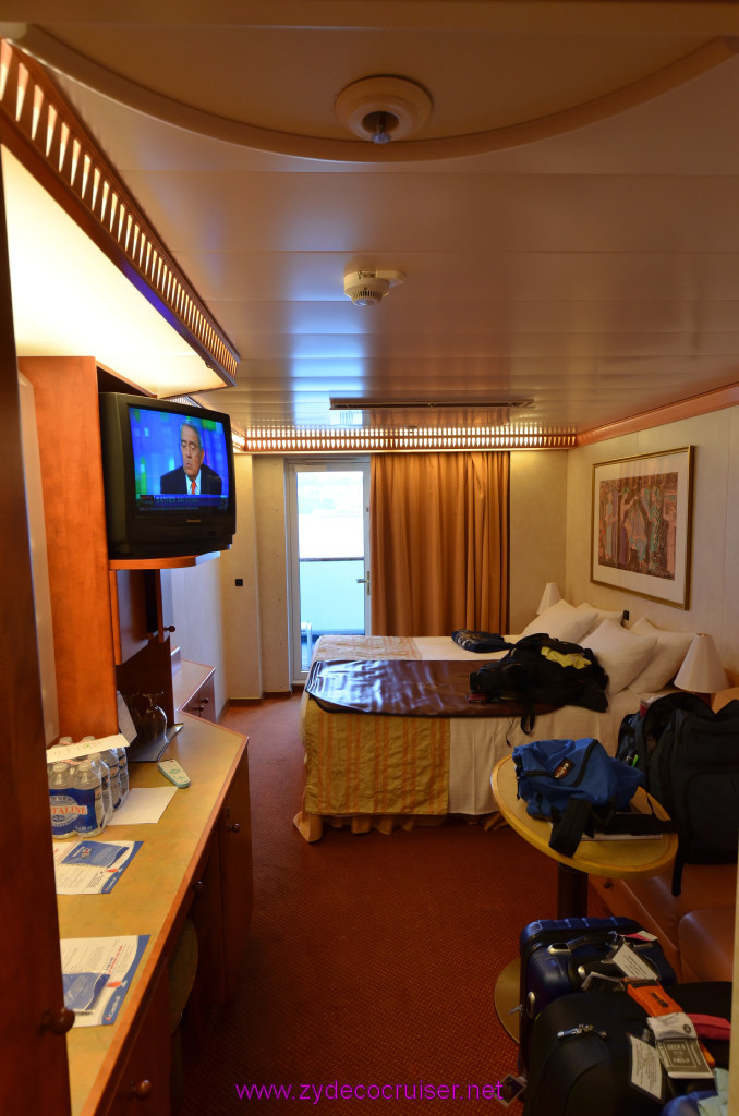 027: Carnival Legend British Isles Cruise, Dover, Embarkation, Stateroom, 