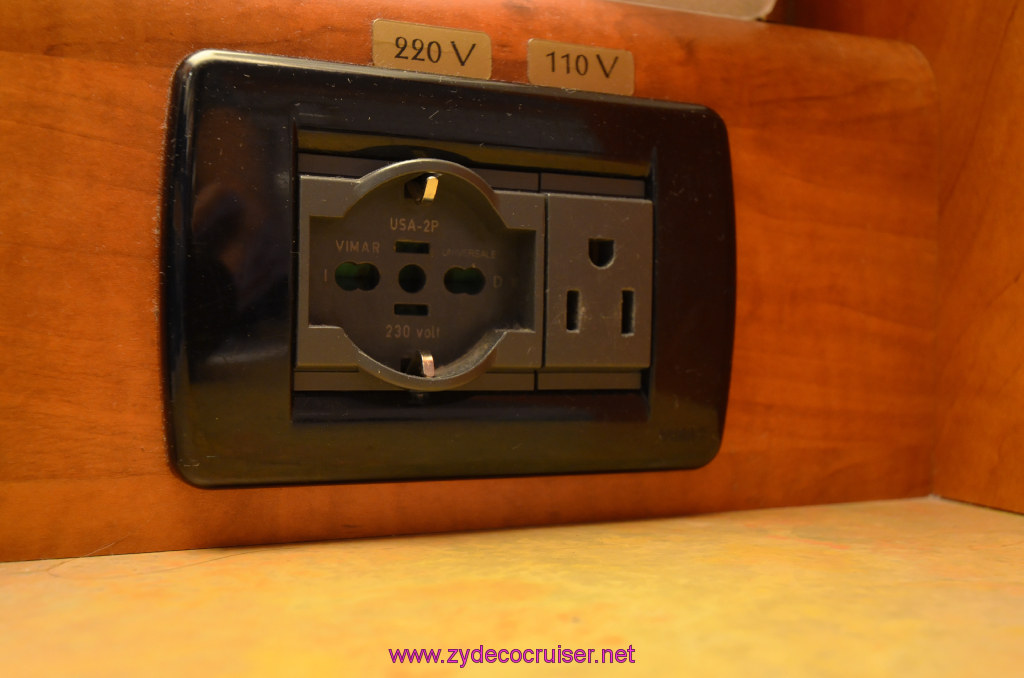 029: Carnival Legend British Isles Cruise, Dover, Embarkation, Electrical Outlets, 