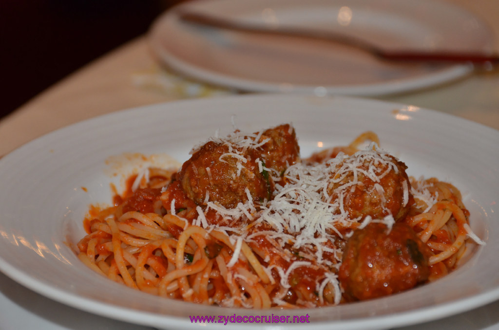 Spaghetti with Meatballs and Tomato Sauce (starter)