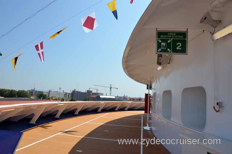 143: Carnival Magic Inaugural Cruise, Grand Mediterranean, Venice, Promenade deck wraps all around