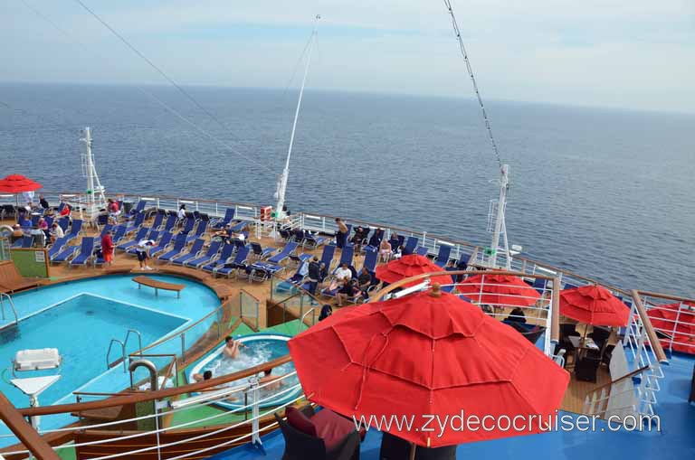 148: Carnival Magic Inaugural Cruise, Sea Day 1, Aft Tides Pool Area
