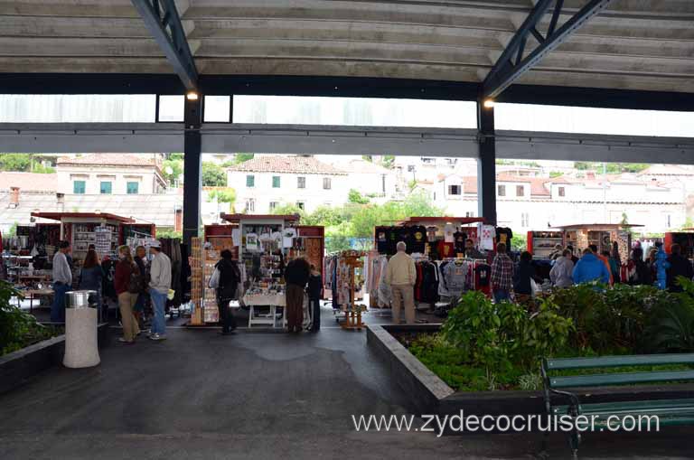 373: Carnival Magic, Inaugural Cruise, Dubrovnik, Vendors at Port