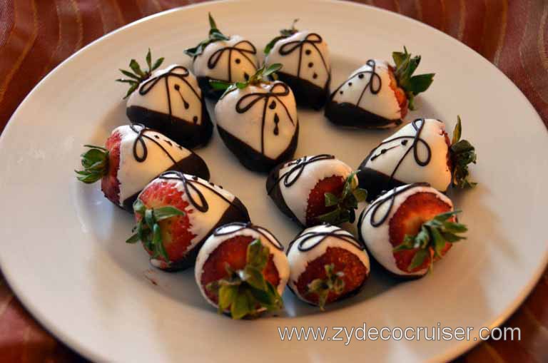 401: Carnival Magic, Inaugural Cruise, Dubrovnik, Chocolate Covered Strawberries